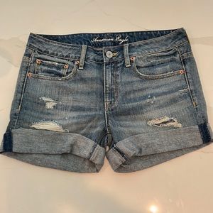 MIDI Jean Shorts
